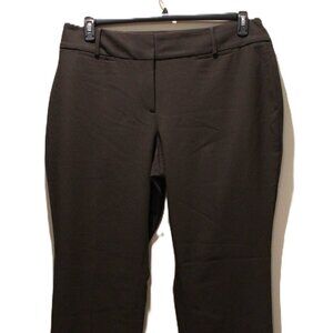 NWT: Talbots Brown Curvy Ponte Pants - Sz 18